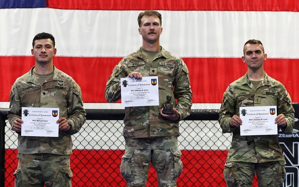 Top Finishers in Illinois Army National Guard’s Modern Army Combatives Tournament