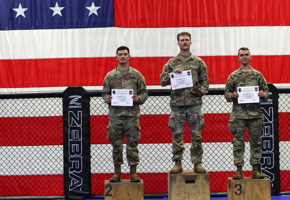 Top Finishers in Illinois Army National Guard’s Modern Army Combatives Tournament
