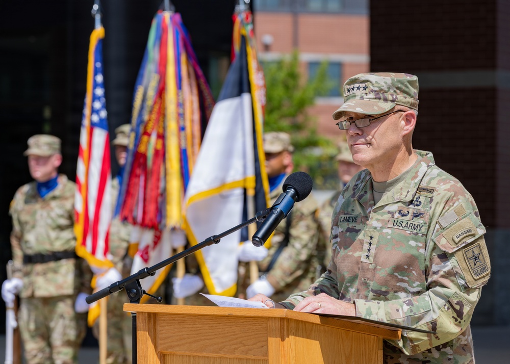 Maj. Gen. Thomas M. Feltey assumes command of V Corps