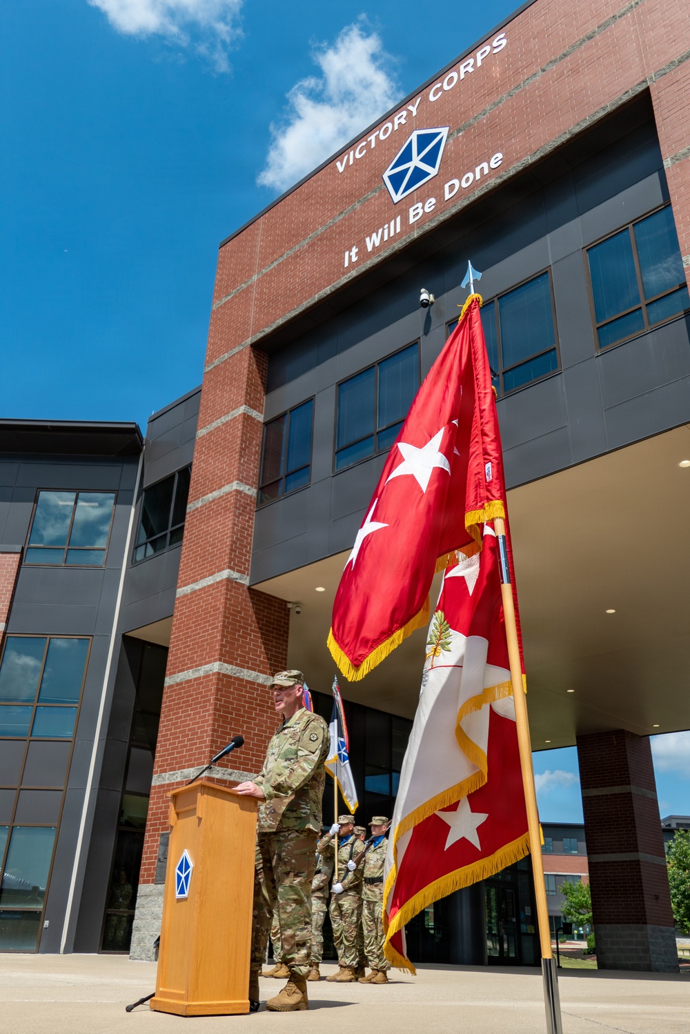 Maj. Gen. Thomas M. Feltey assumes command of V Corps
