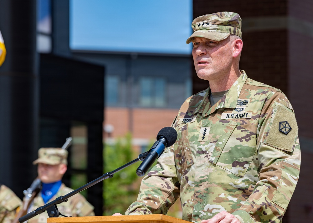 Maj. Gen. Thomas M. Feltey assumes command of V Corps
