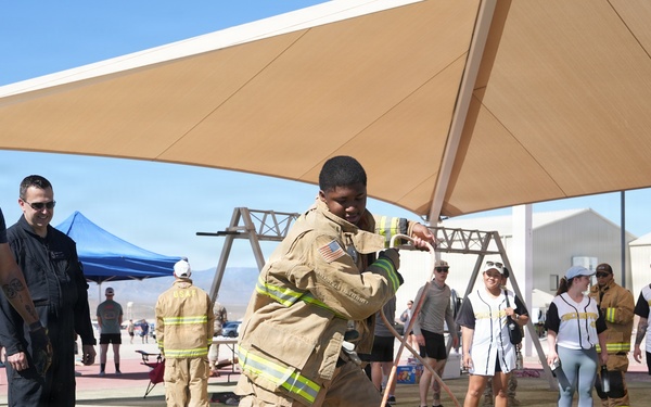 Creech Airmen participate in sports and competitions for the Creech Olympics