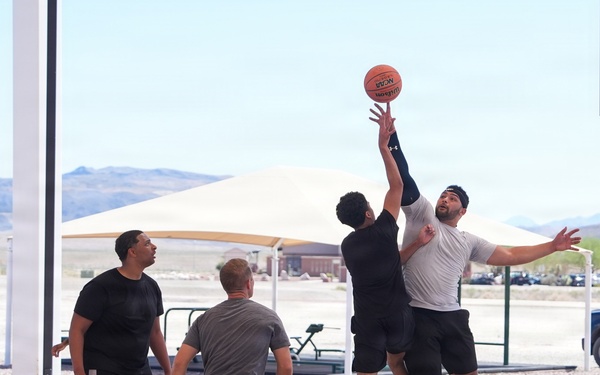 Creech Airmen participate in sports and competitions for the Creech Olympics