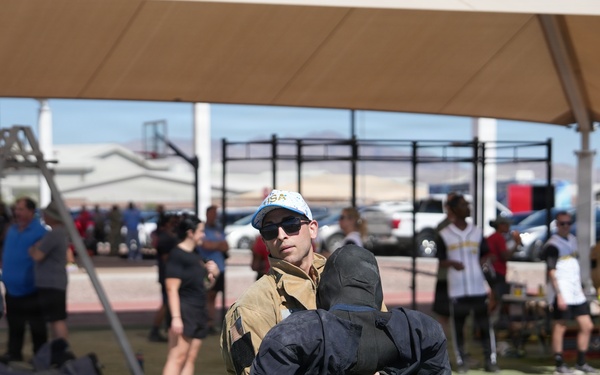 Creech Airmen participate in sports and competitions for the Creech Olympics