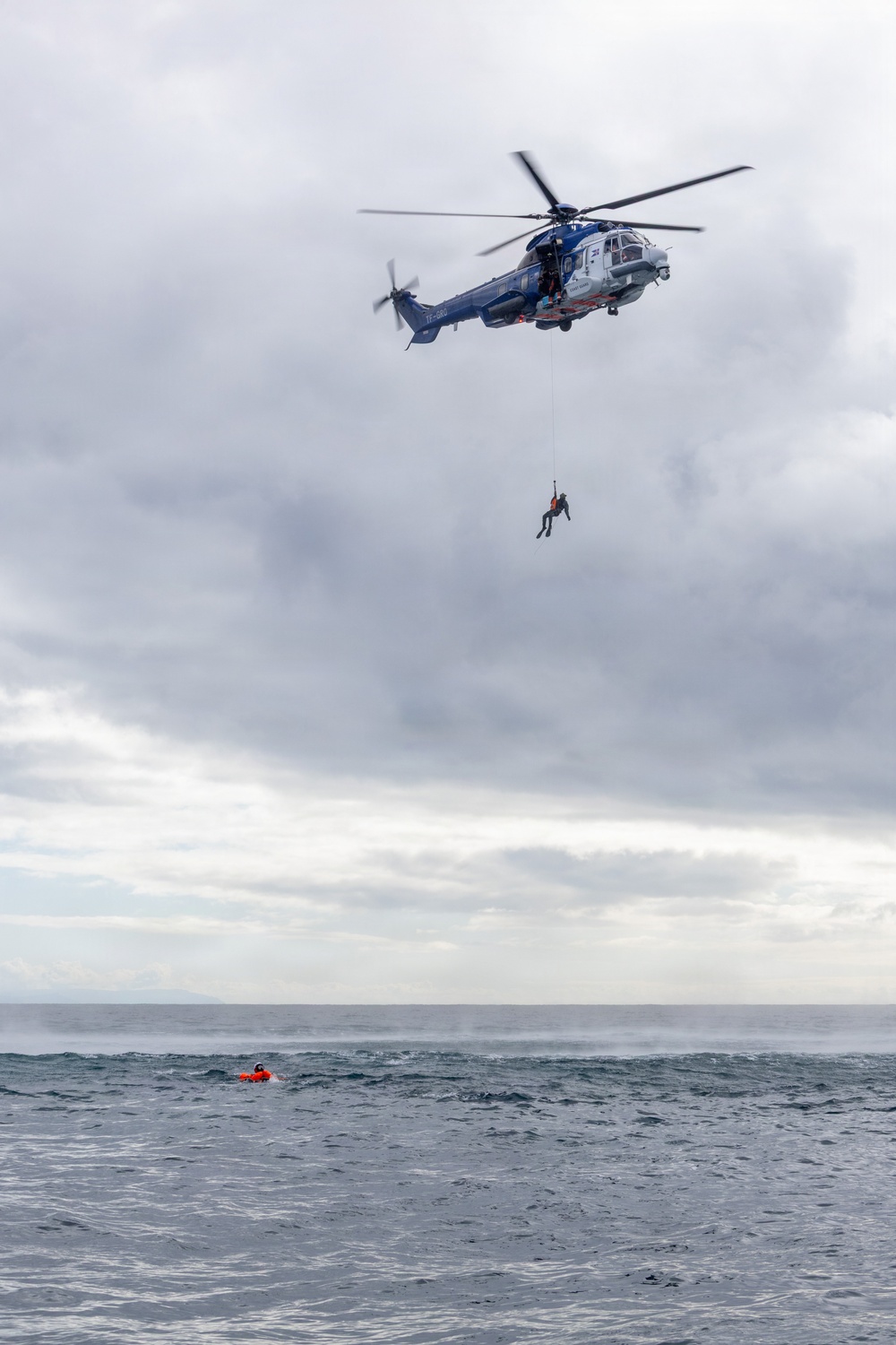 Air Force SERE Specialists Train on Open-Water Rescues off Iceland
