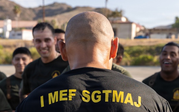 I MEF Sgt. Maj. Visits SNCO Leadership School 5-26