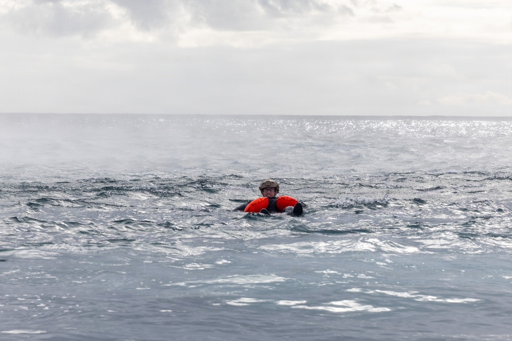 Air Force SERE Specialists Train on Open-Water Rescues off Iceland