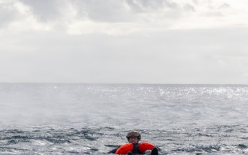 Air Force SERE Specialists Train on Open-Water Rescues off Iceland