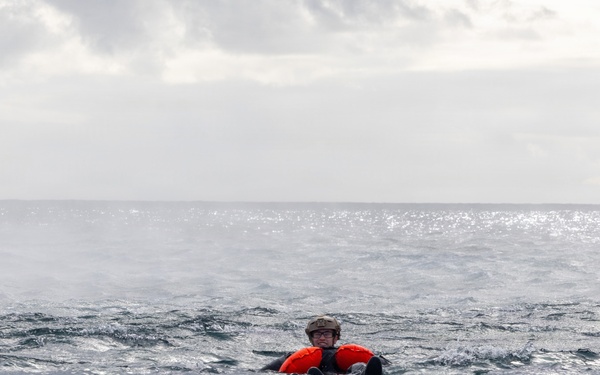 Air Force SERE Specialists Train on Open-Water Rescues off Iceland