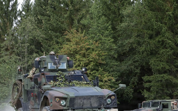 Soldiers on the Move at Saber Junction 26