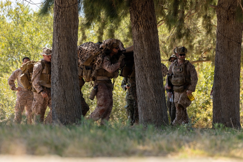 U.S. Navy Corpsman with 4th Med. Bn. participate in prolonged casualty care exercise