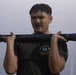 U.S. Marines with 1st LAR, 4th LAR participate in  physical fitness challenge during the Coral-Balmoral Cup