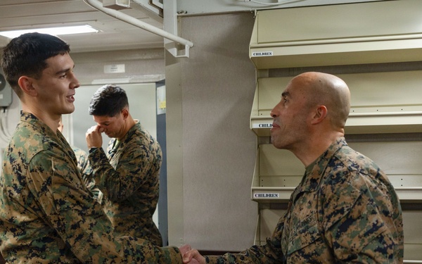 13th MEU | Lance Corporal Leadership and Ethics Seminar Graduation Aboard USS Makin Island
