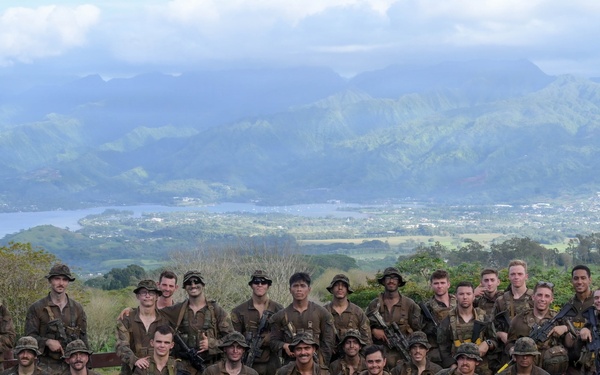 DELAYEN 26: MRF-D Marines, French soldiers conduct culminating hike for commando course