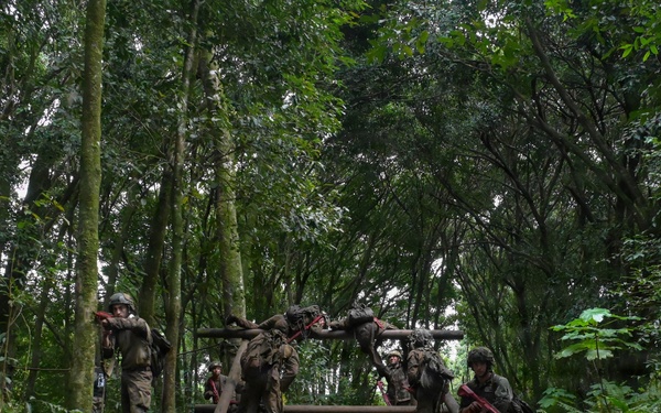DELAYEN 26: MRF-D Marines, French soldiers participate in squad obstacle course
