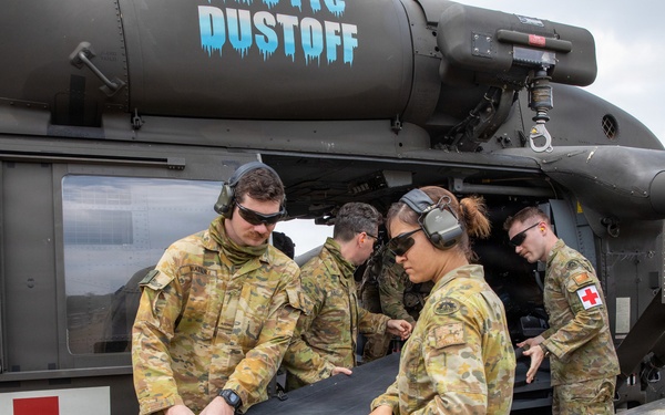 SGS26 Multinational Hot and Cold Load Medical Evacuation Training