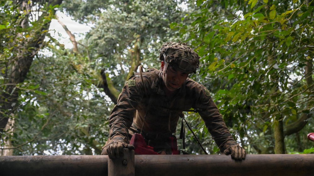 DELAYEN 26: MRF-D Marines, French soldiers participate in squad obstacle course