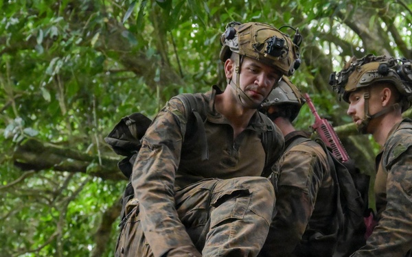 DELAYEN 26: MRF-D Marines, French soldiers participate in squad obstacle course