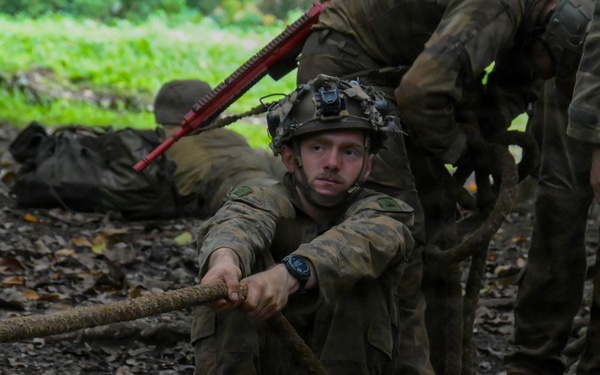 DELAYEN 26: MRF-D Marines, French soldiers participate in squad obstacle course