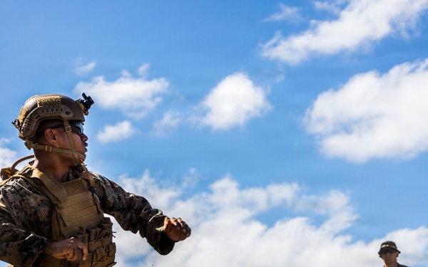 U.S. Marines with 3rd LCT participate in a basic skills package