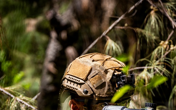 U.S. Marines with 3rd LCT participate in a basic skills package