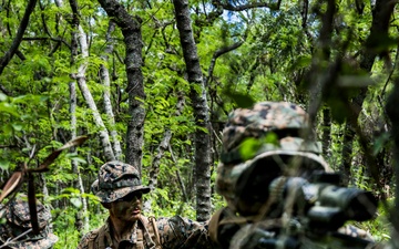 U.S. Marines with 3rd LCT participate in a basic skills package