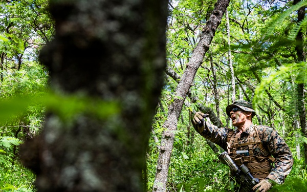 U.S. Marines with 3rd LCT participate in a basic skills package