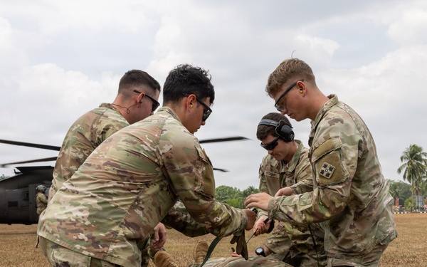 SGS26 Multinational Hot and Cold Load Medical Evacuation Training