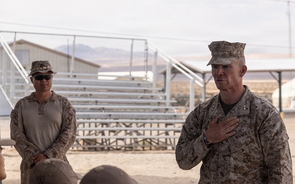 Maj. Gen. Mark Clingan visits ROK marines during SLTE 4-26