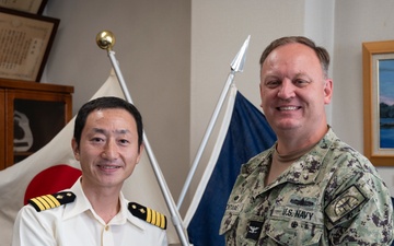Chief of Sasebo Coast Guard Office Farewell Call 2026