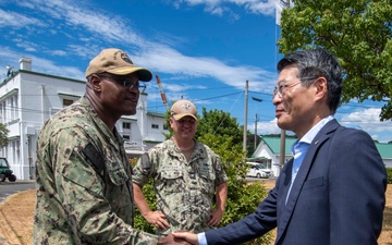 CFAS Visits Maebata with Nagasaki Governor