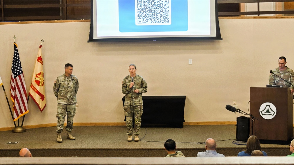 New commander holds first Fort McCoy Garrison town hall, discusses installation priorities and upcoming projects
