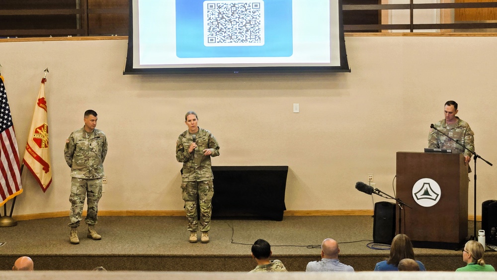 New commander holds first Fort McCoy Garrison town hall, discusses installation priorities and upcoming projects