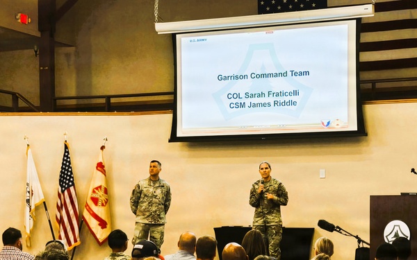 New commander holds first Fort McCoy Garrison town hall, discusses installation priorities and upcoming projects