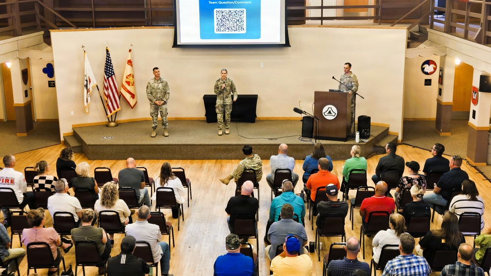 New commander holds first Fort McCoy Garrison town hall, discusses installation priorities and upcoming projects