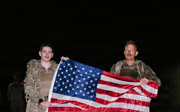 KFOR RC-E hosts Norwegian Foot March at Camp Bondsteel