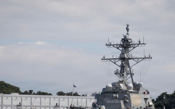 USS Preble Moored at CFAY