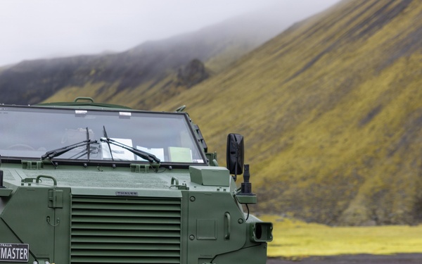 Norwegian Home Guard Soldiers provide security for U.S. Marines on Jan Mayen