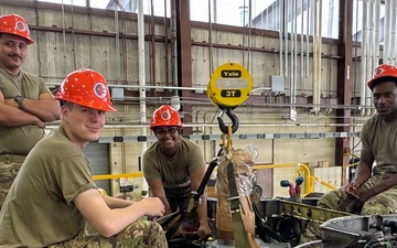 Reinstalling a UH-60 black hawk transmission