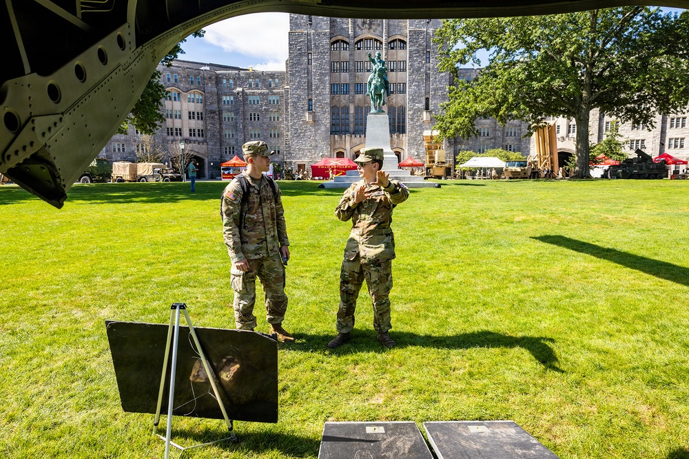 From Infantry to Field Artillery to everything in-between, USMA cadets gather knowledge on 16 Army branches during Branch Week
