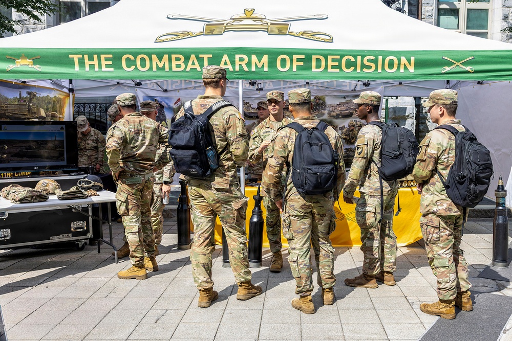 From Infantry to Field Artillery to everything in-between, USMA cadets gather knowledge on 16 Army branches during Branch Week