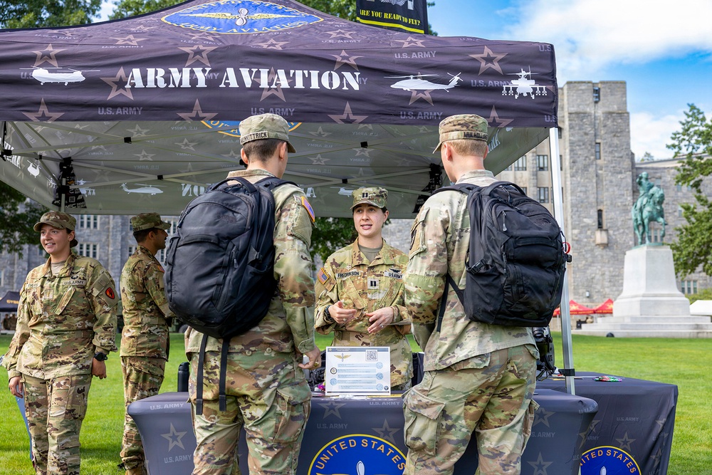 From Infantry to Field Artillery to everything in-between, USMA cadets gather knowledge on 16 Army branches during Branch Week