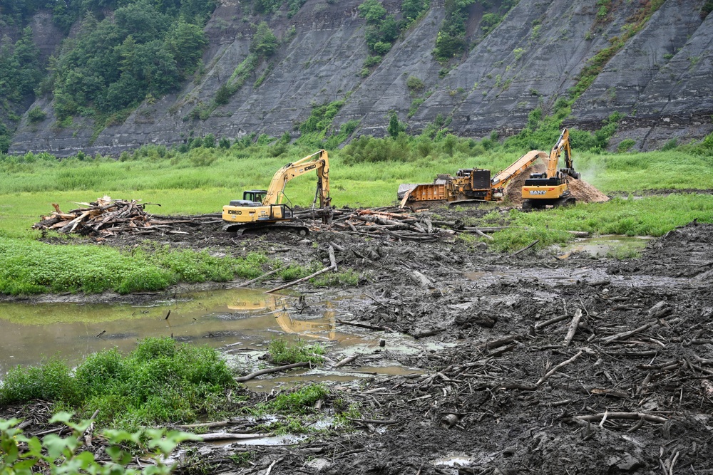 Debris Removal at Mount Morris Dam - 2026