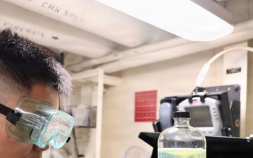 John Finn Tests Oil Samples