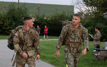 Indianapolis-area service members participate in the annual Danish Flyver March