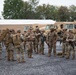 Combat medic students tested during field training