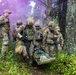 Combat medic students tested during field training