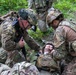 Combat medic students tested during field training