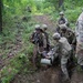 Combat medic students tested during field training