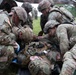 Combat medic students tested during field training